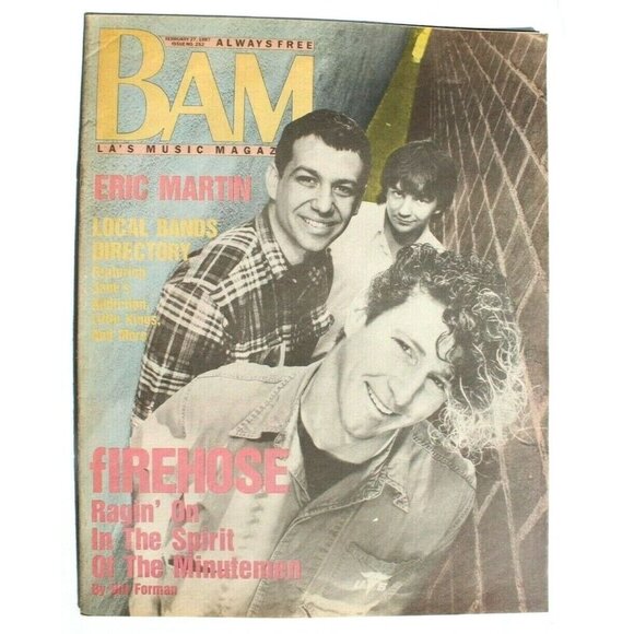Vintage BAM LA's Music Magazine - February 27, 1987 Vol. 13 No. 5 Eric Martin - Picture 1 of 4